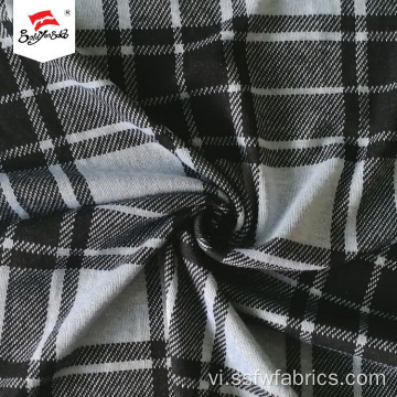 TR Spandex 260gsm Kiểm tra vải Jacquard